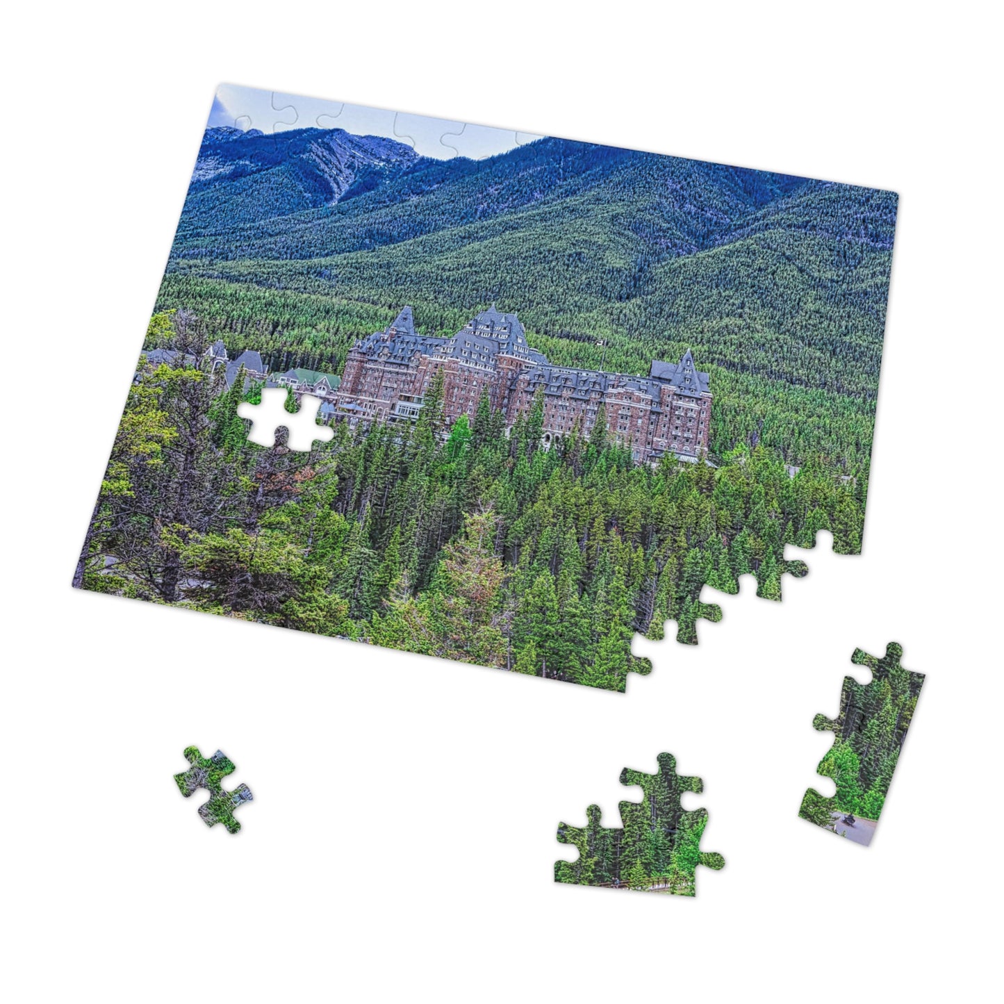 Jigsaw Puzzle (30, 110, 252, 500,1000-Piece) - Banff Springs Hotel Surprise Corner