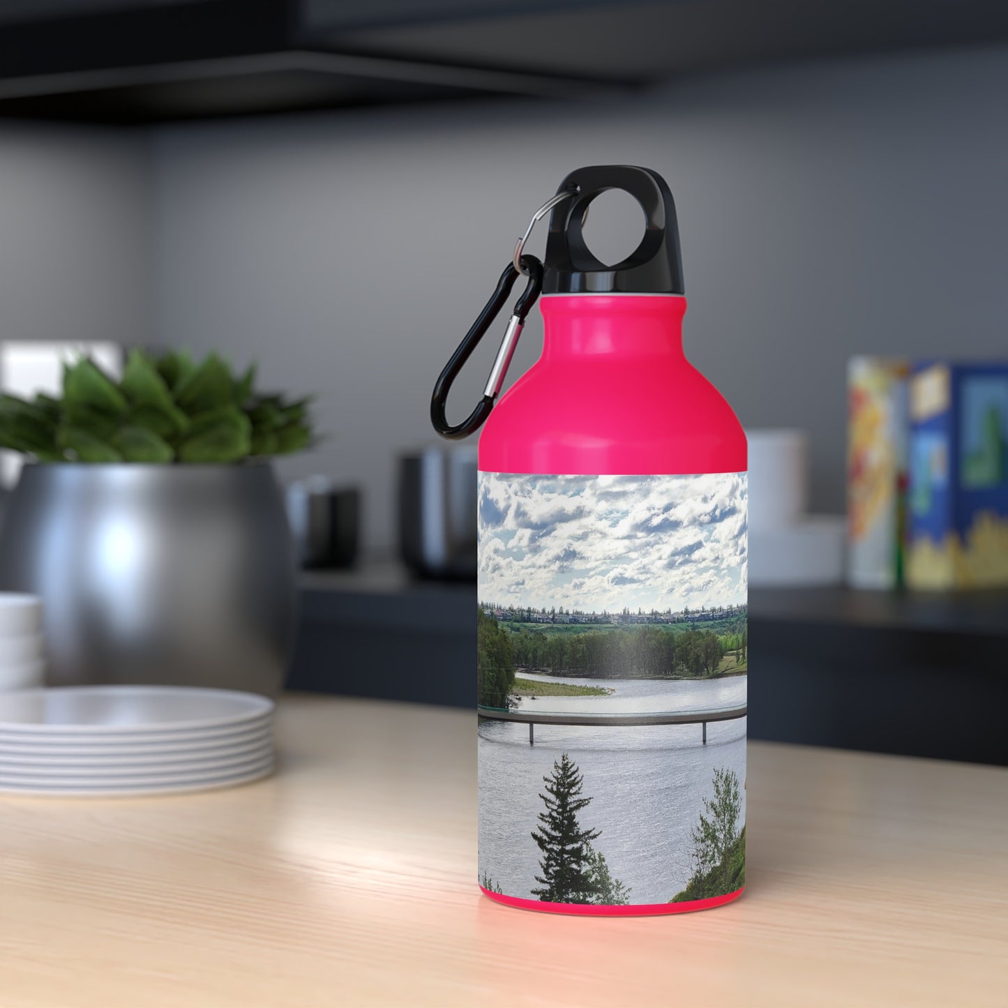 Oregon Sport Bottle - Bow River Fish Creek Park Mallard Point HDR