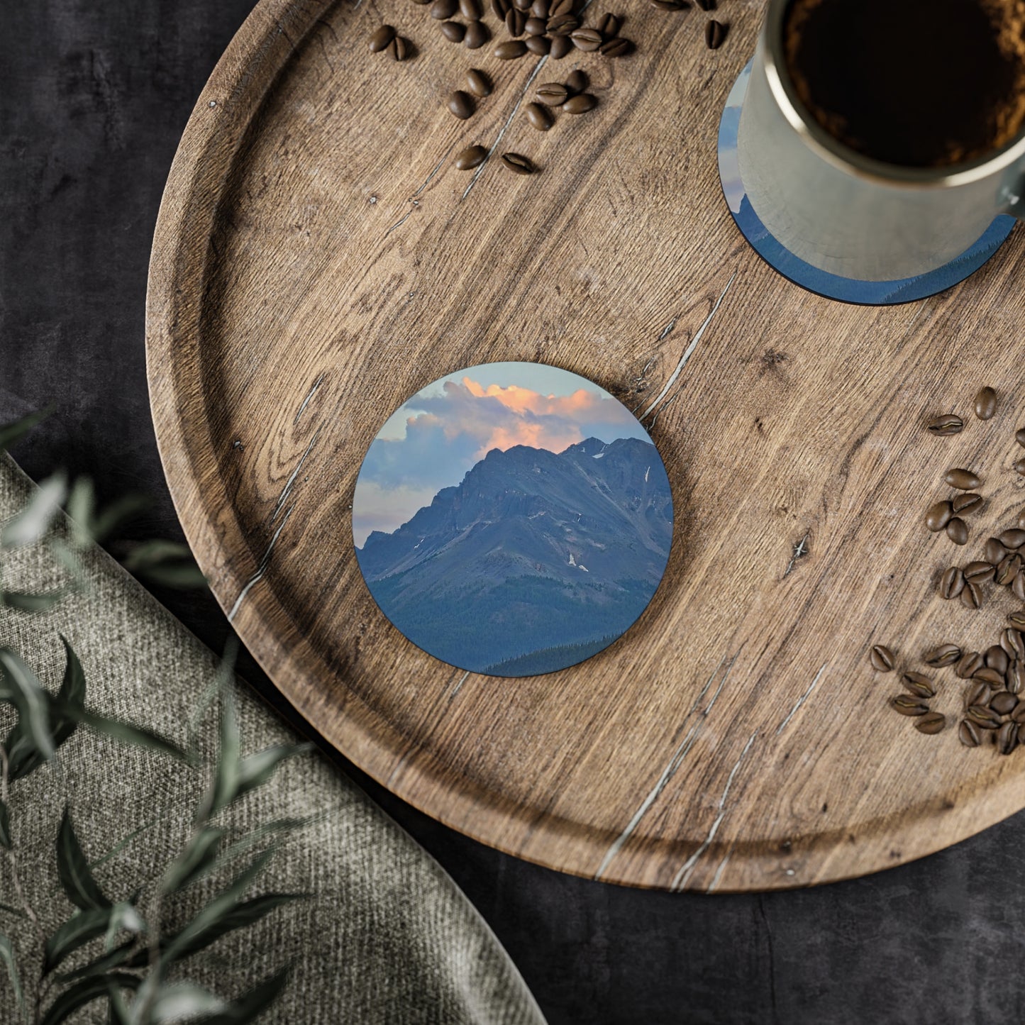 Coasters - Lake Louise Mountain Sunset