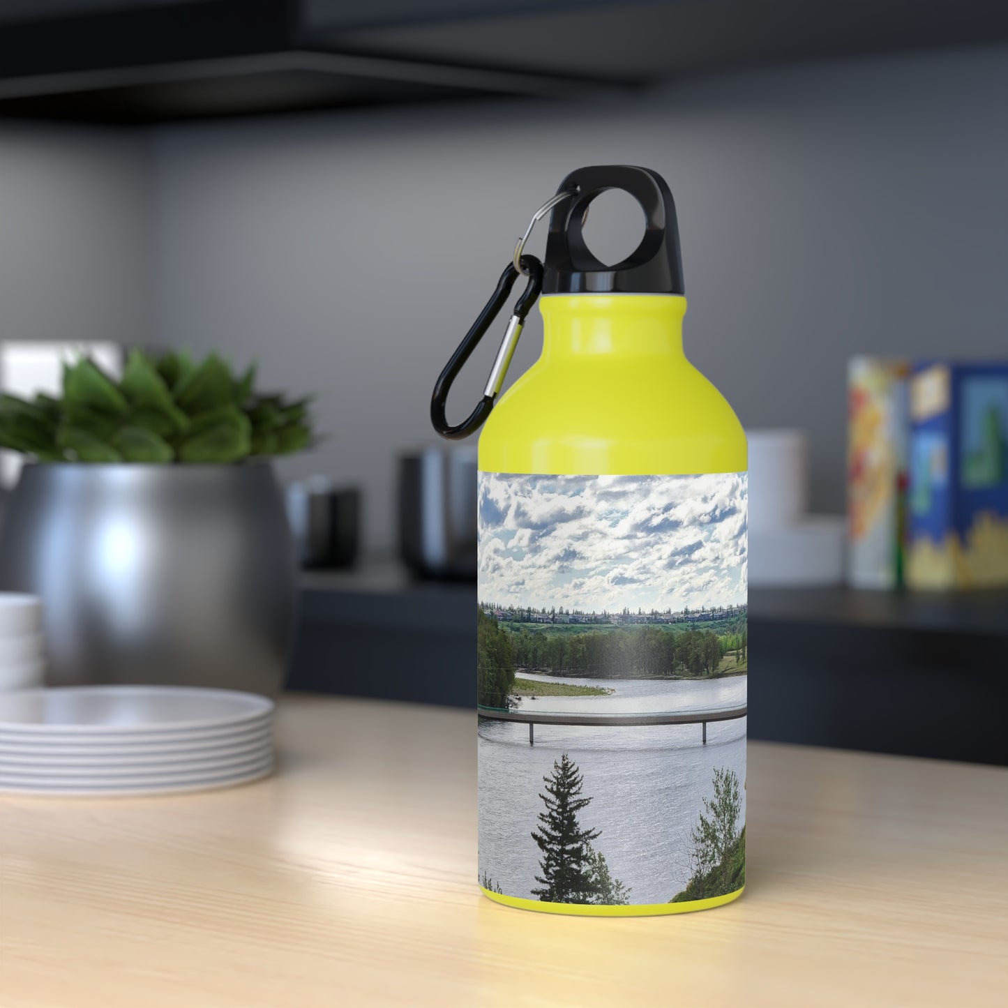 Oregon Sport Bottle - Bow River Fish Creek Park Mallard Point HDR