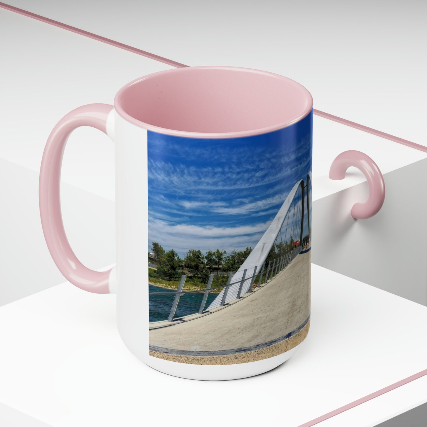 Accent Coffee Mugs, 15oz - George C. King Bridge