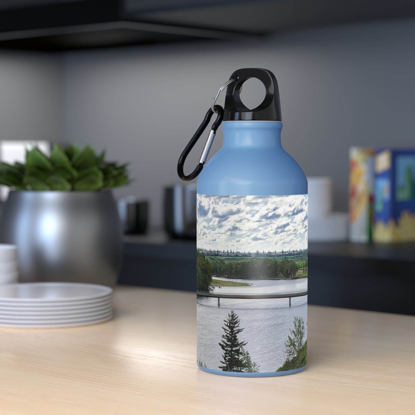 Oregon Sport Bottle - Bow River Fish Creek Park Mallard Point HDR