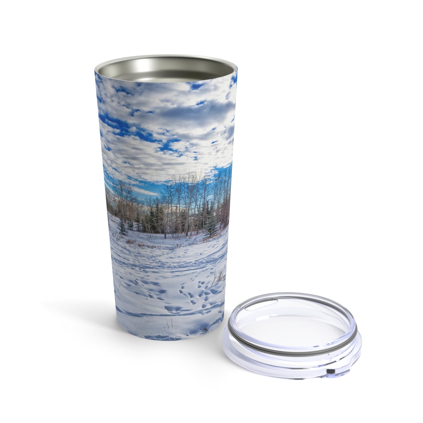 Tumbler 20oz - Glennfield Fish Creek Park Winter HDR