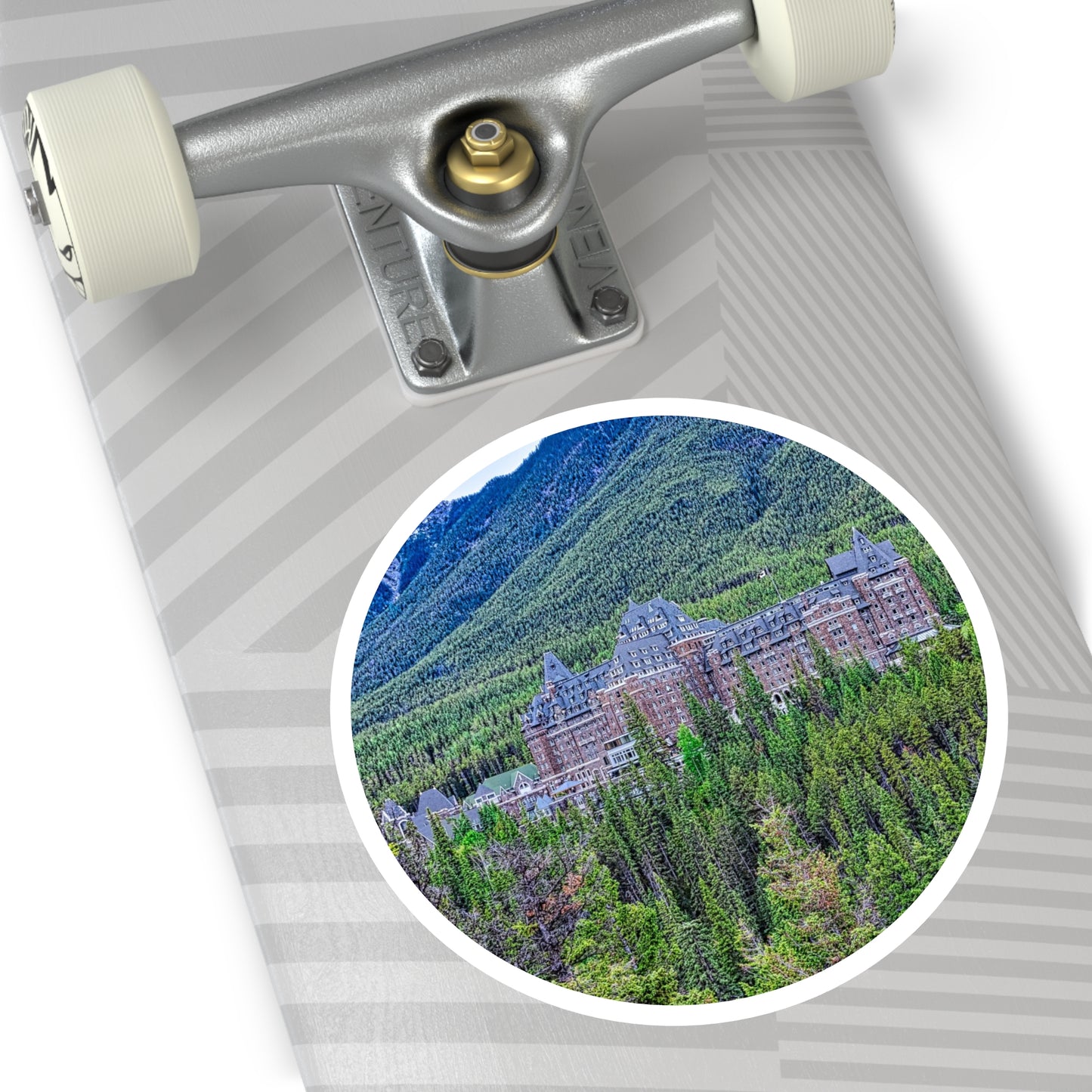 Round Stickers - Banff Springs Hotel Surprise Corner