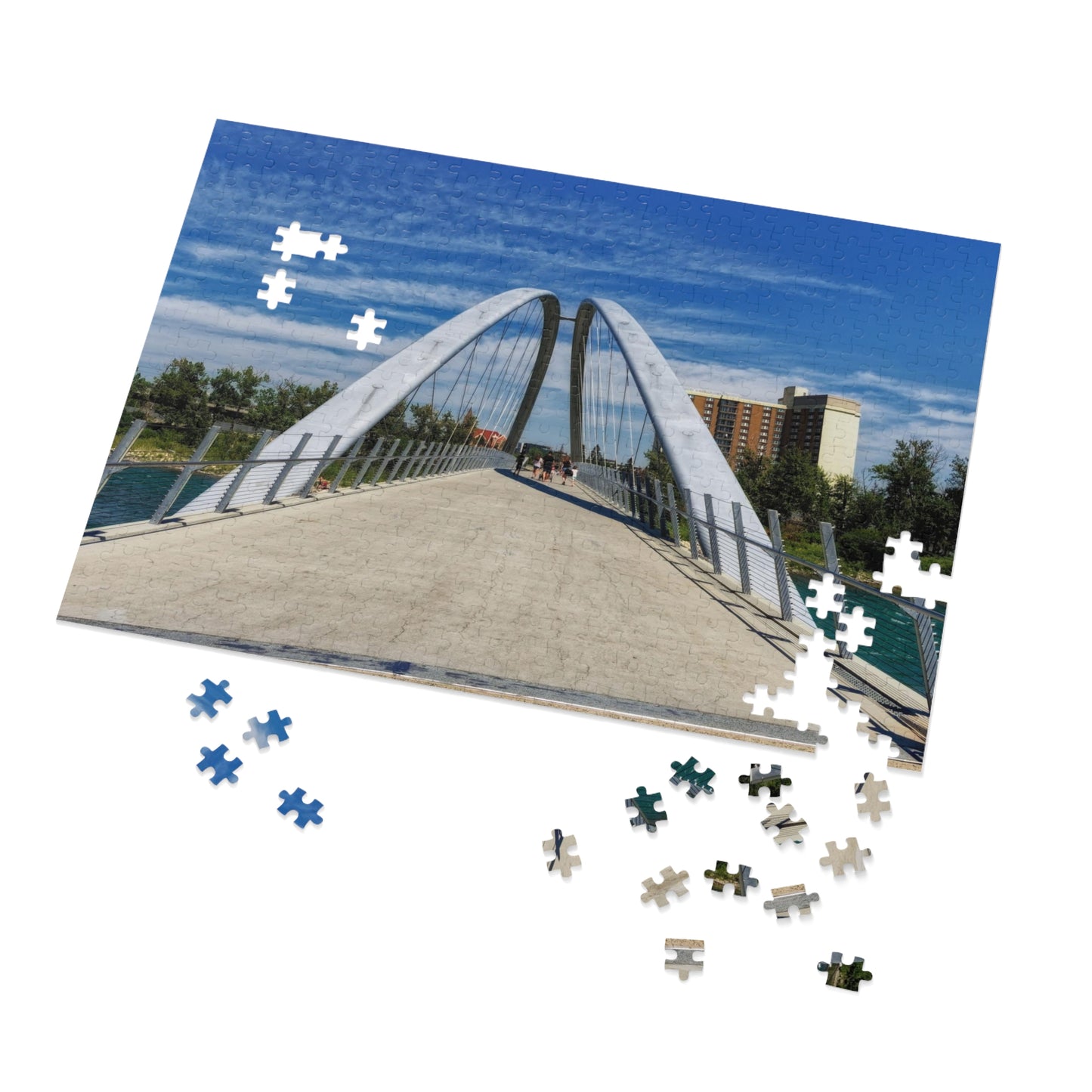 Jigsaw Puzzle (30, 110, 252, 500,1000-Piece) - George C. King Bridge