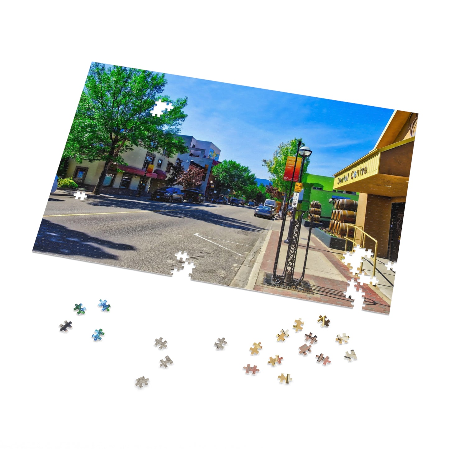 Jigsaw Puzzle (30, 110, 252, 500,1000-Piece) - Penticton Front Street HDR