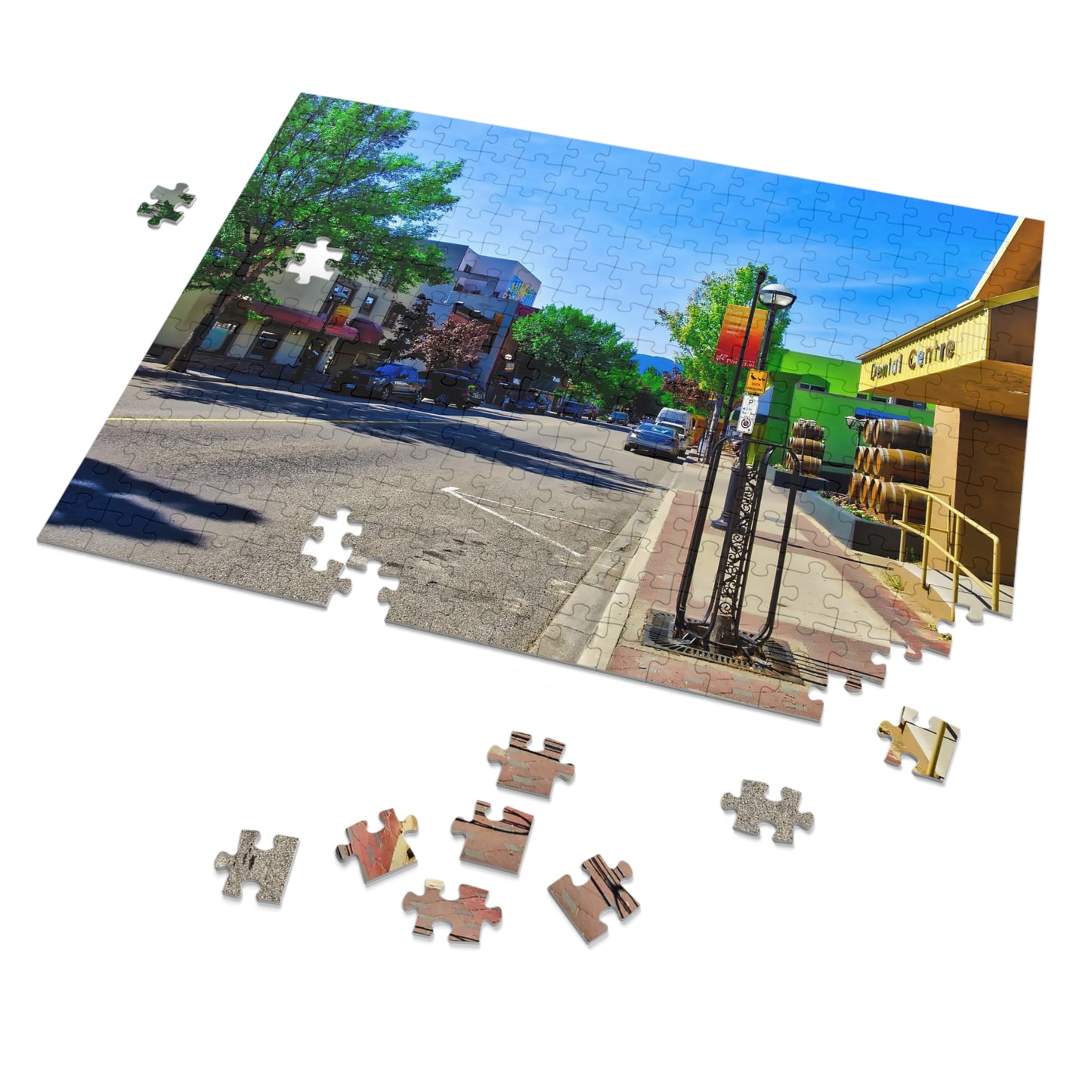 Jigsaw Puzzle (30, 110, 252, 500,1000-Piece) - Penticton Front Street HDR