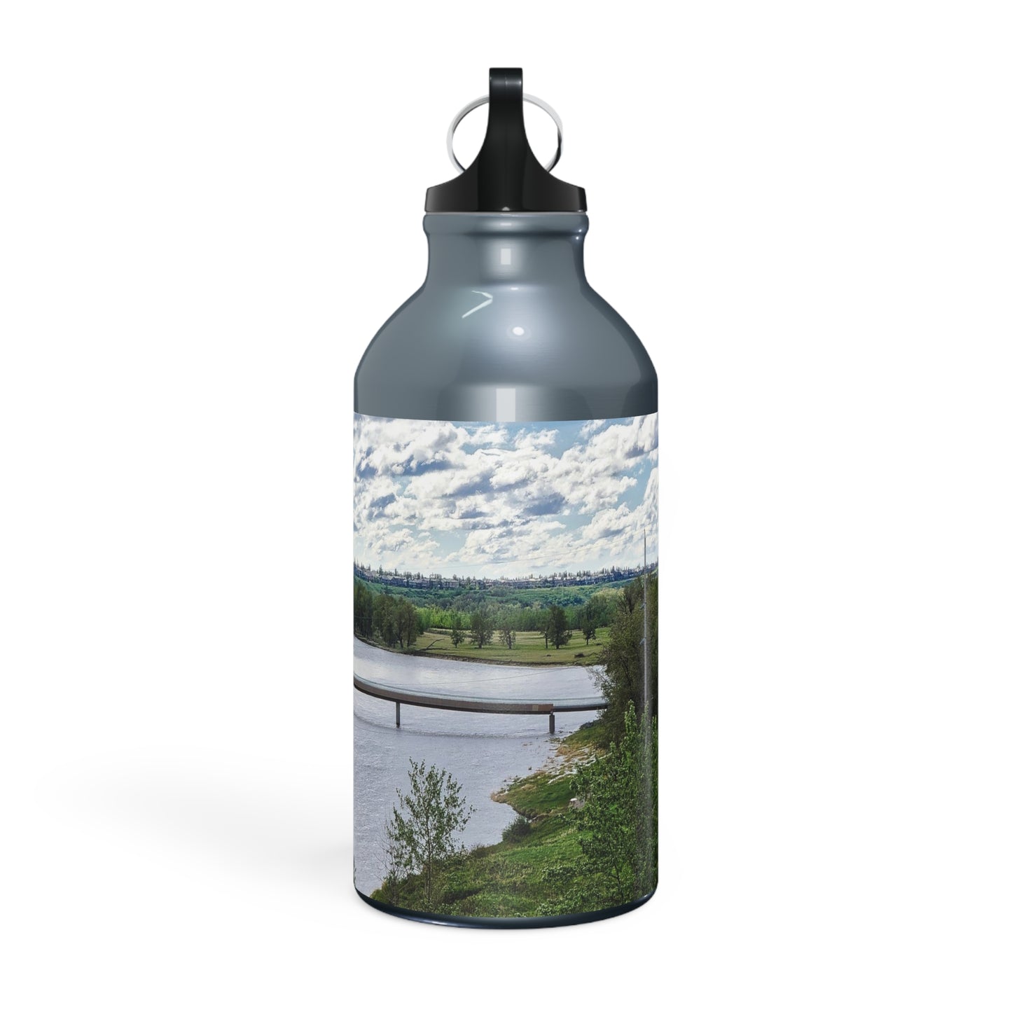 Oregon Sport Bottle - Bow River Fish Creek Park Mallard Point HDR