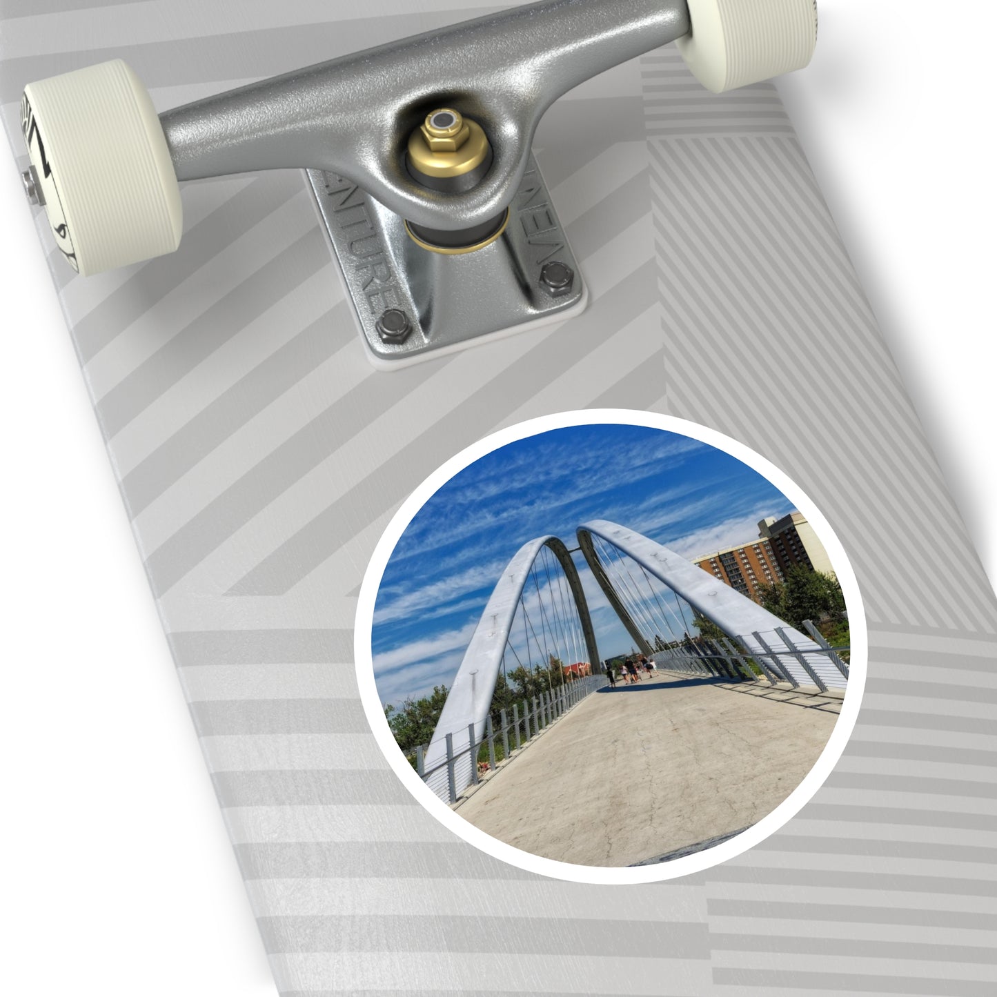 Round Stickers - George C. King Bridge