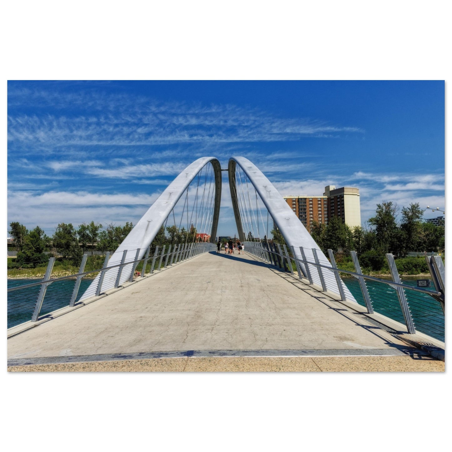 Foam Print - George C. King Bridge
