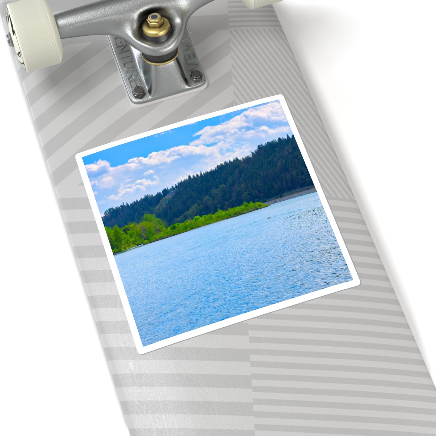 Square Stickers - Edworthy Park Bow River