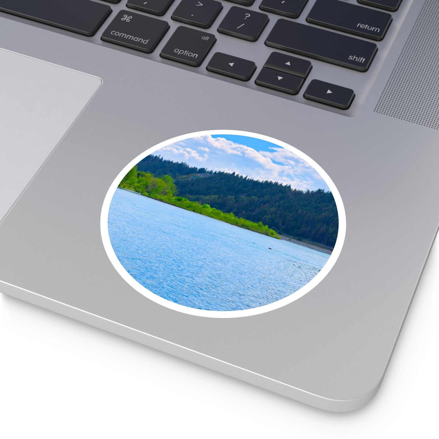 Round Stickers - Edworthy Park Bow River