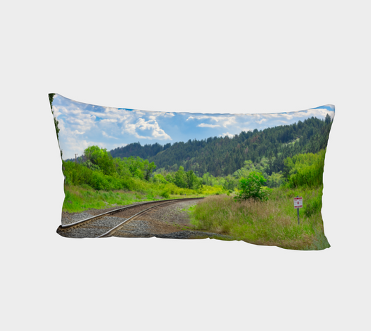 Bed Pillow Sham - Edworthy Park CPKC Tracks