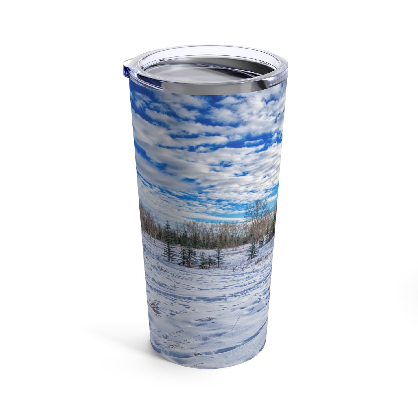 Tumbler 20oz - Glennfield Fish Creek Park Winter HDR