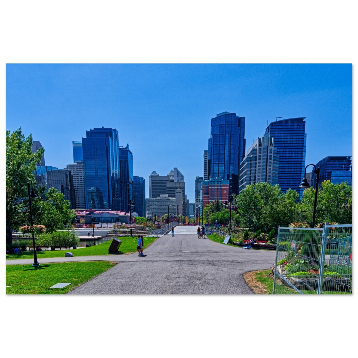 Foam Print - Downtown Calgary Prince's Island Park HDR