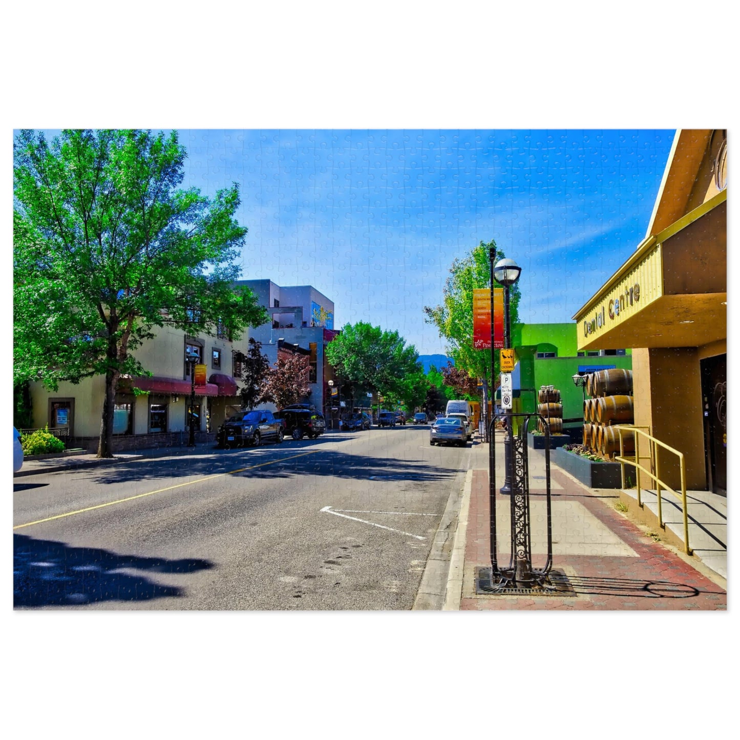 Jigsaw Puzzle (30, 110, 252, 500,1000-Piece) - Penticton Front Street HDR