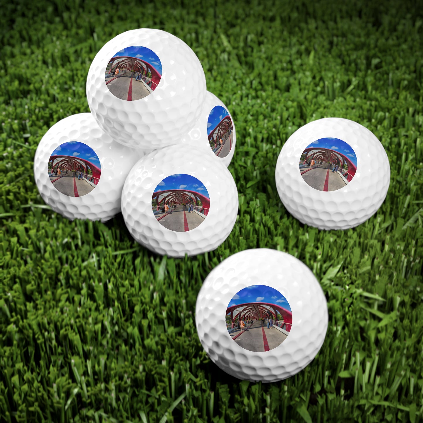 Golf Balls, 6pcs - Calgary Peace Bridge