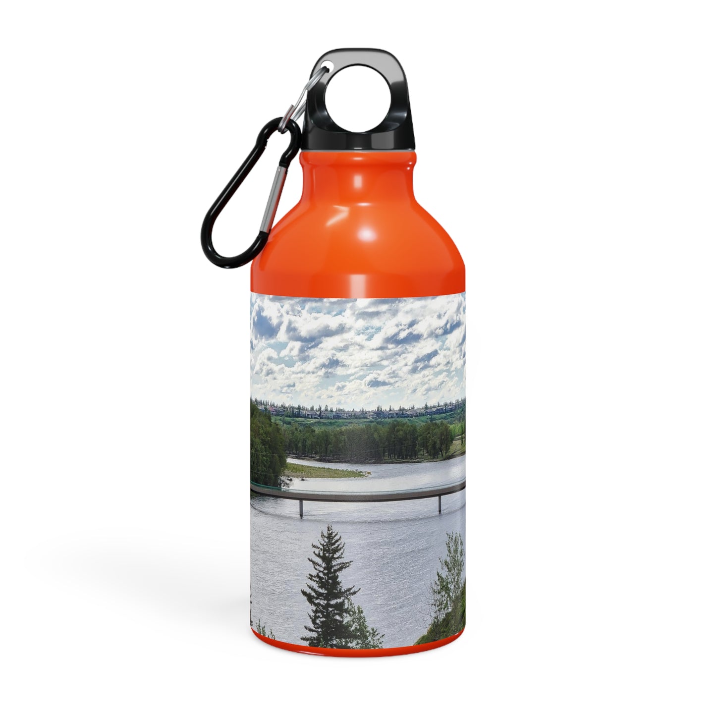 Oregon Sport Bottle - Bow River Fish Creek Park Mallard Point HDR