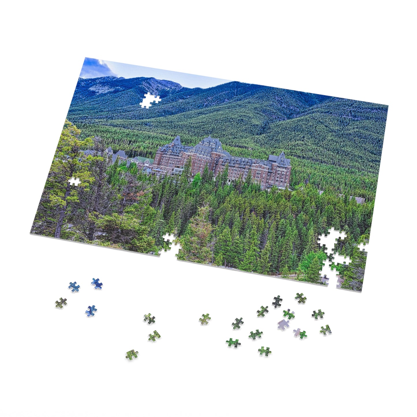 Jigsaw Puzzle (30, 110, 252, 500,1000-Piece) - Banff Springs Hotel Surprise Corner