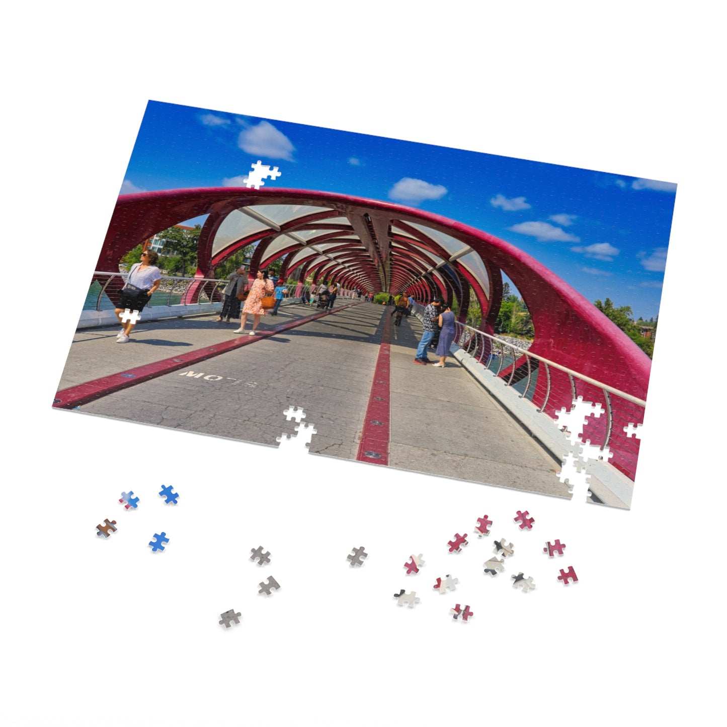 Jigsaw Puzzle - Calgary Peace Bridge