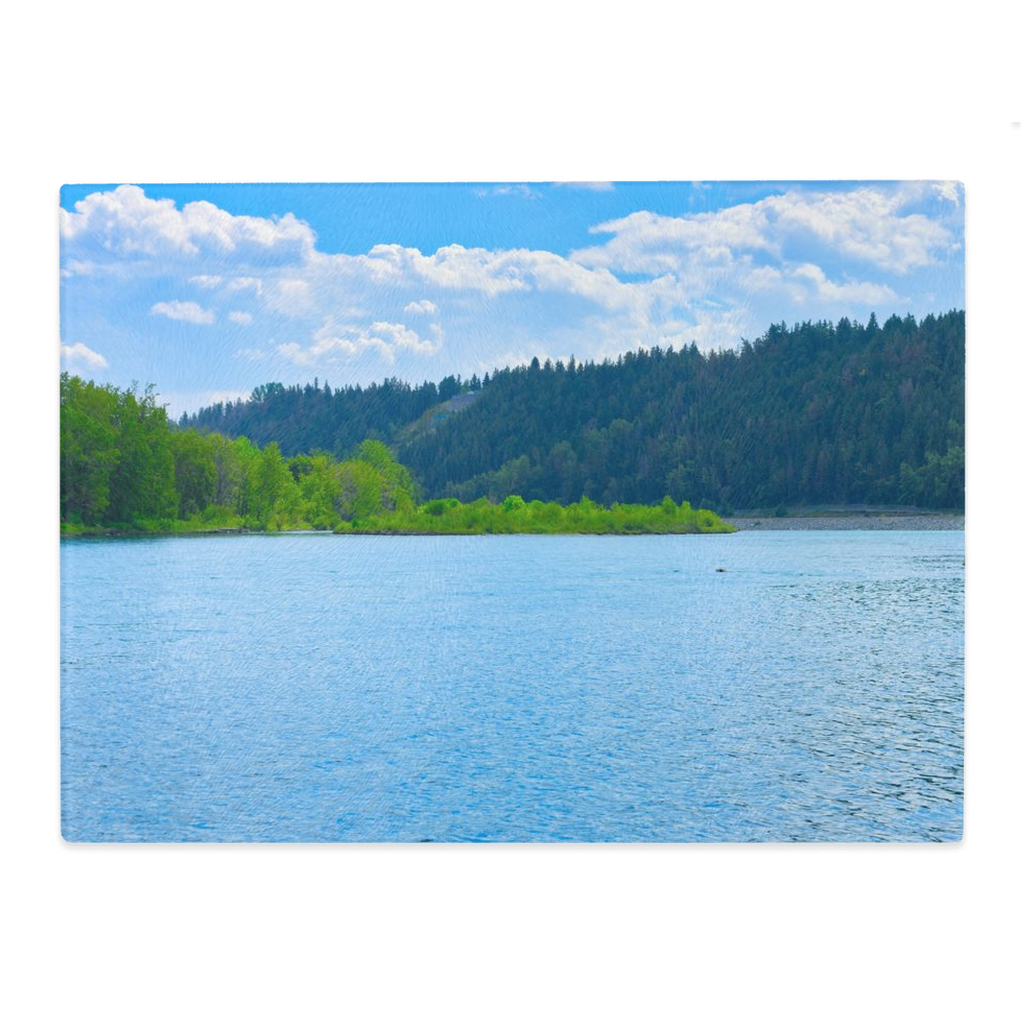 Glass Cutting Boards - Edworthy Park Bow River