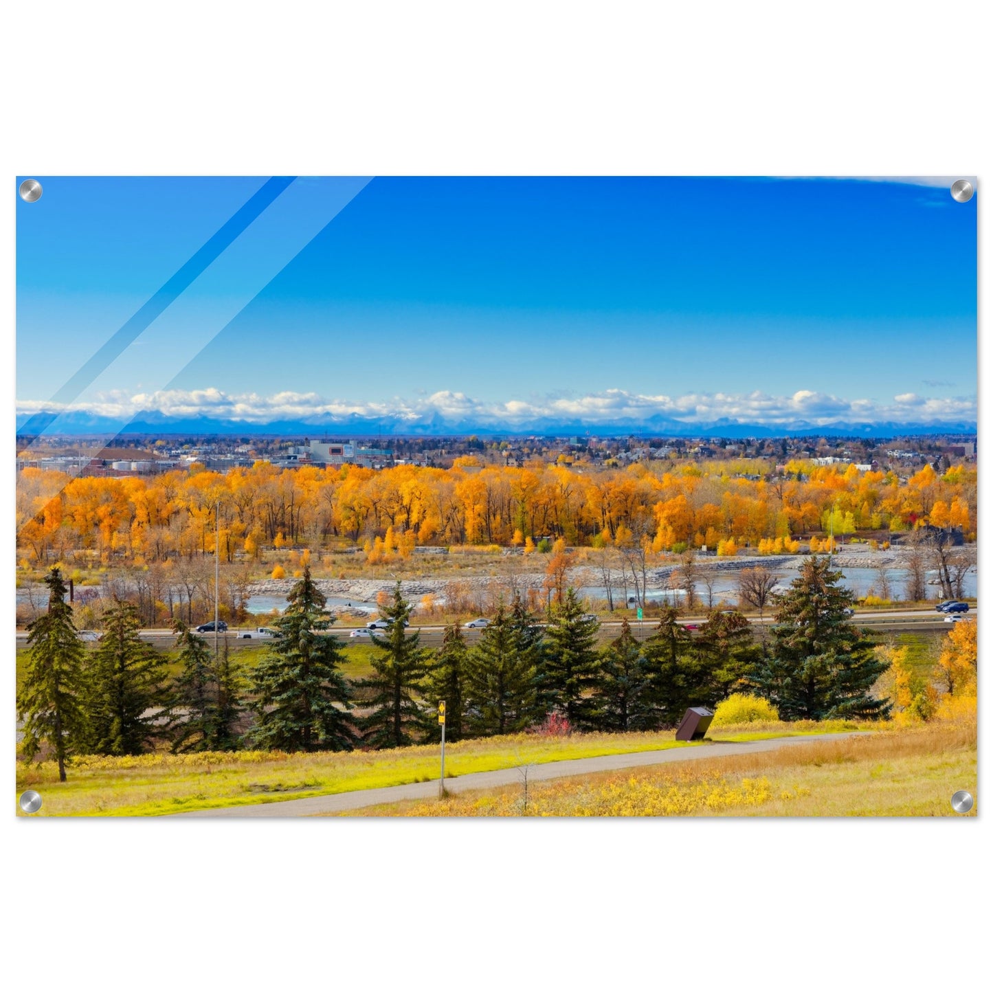 Acrylic Print - Fall Colours Max Bell Centre