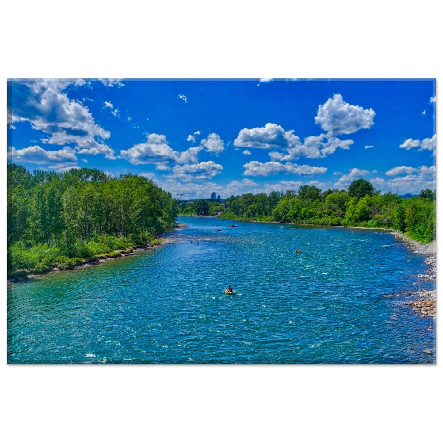 Canvas Print - Prince's Island Park Bow River HDR