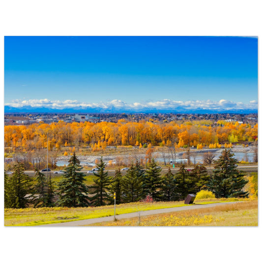 Premium Semi-Glossy Poster Print - Fall Colours Max Bell Centre