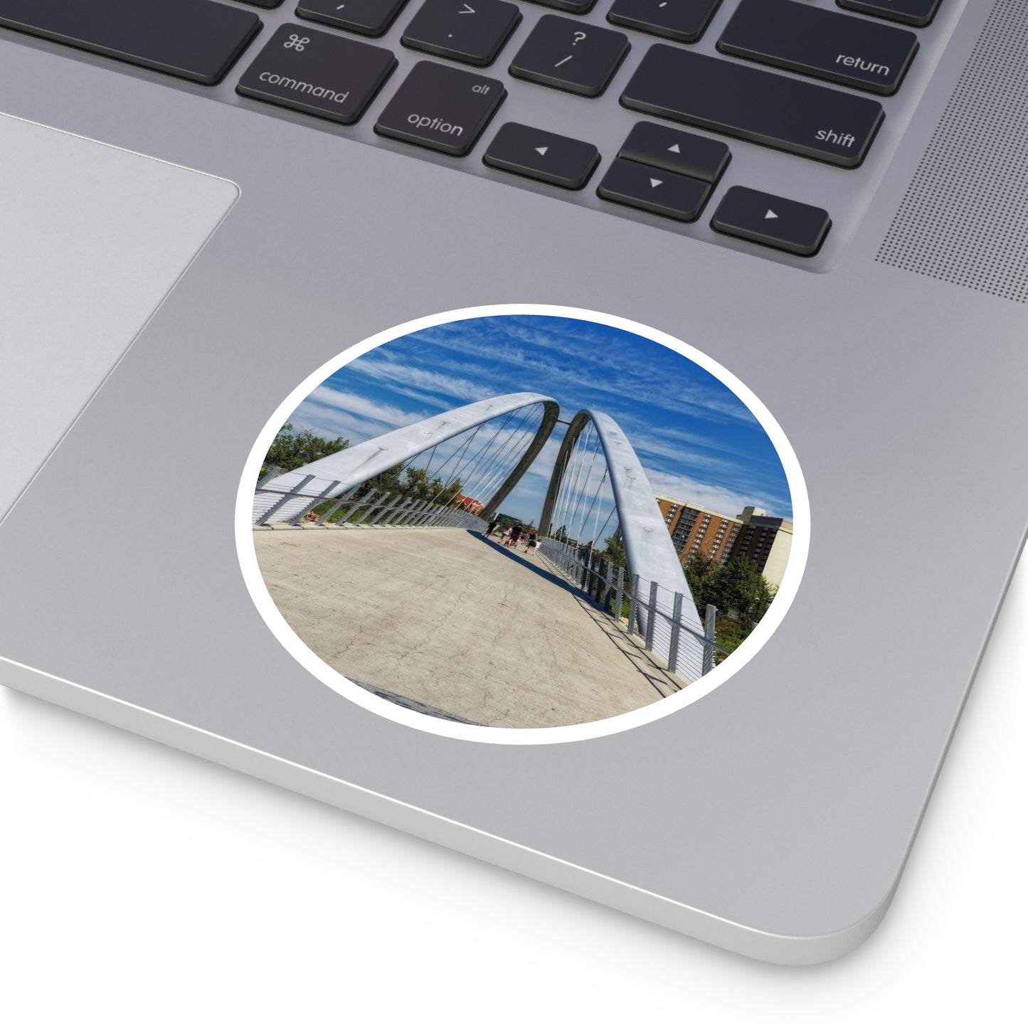 Round Stickers - George C. King Bridge