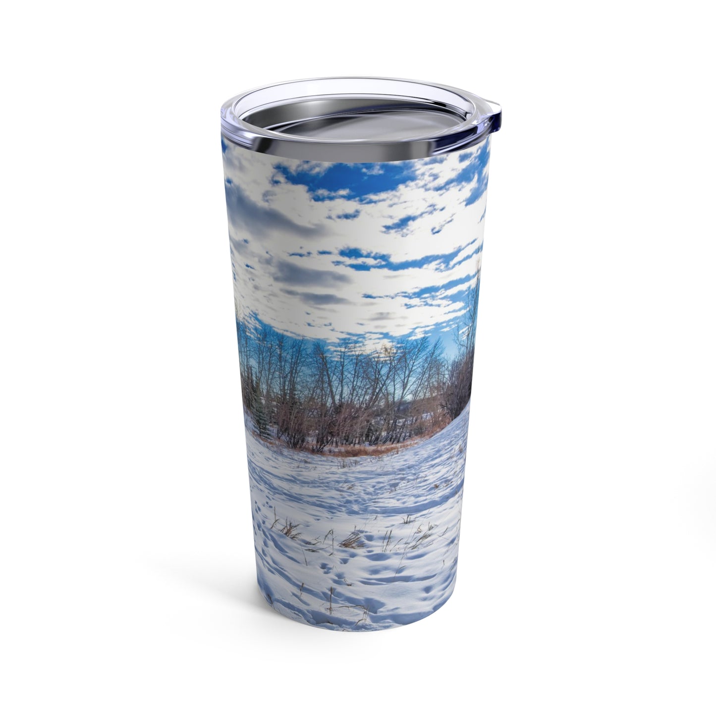 Tumbler 20oz - Glennfield Fish Creek Park Winter HDR