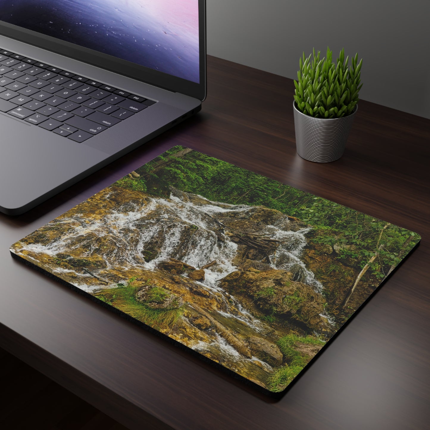 Rectangular Mousepad - Big Hill Springs Park Waterfall