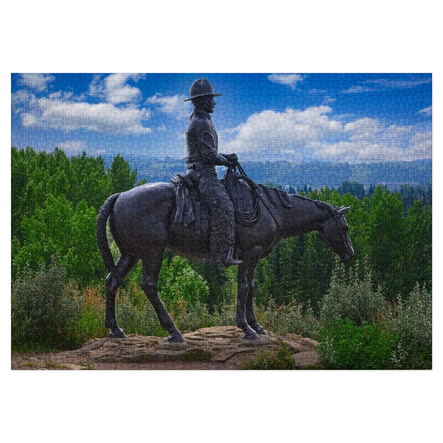 Jigsaw Puzzle - Men of Vision Statue