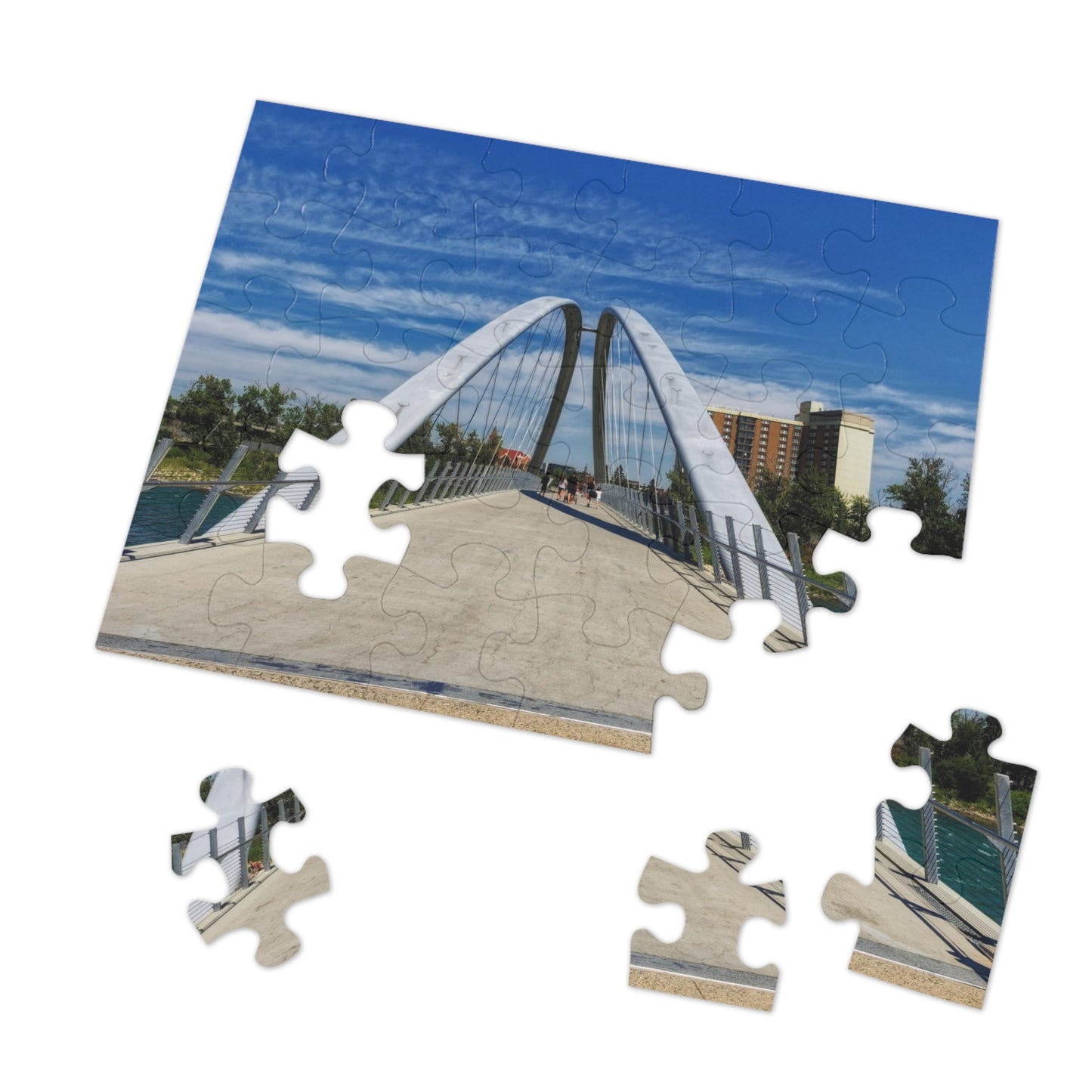 Jigsaw Puzzle (30, 110, 252, 500,1000-Piece) - George C. King Bridge