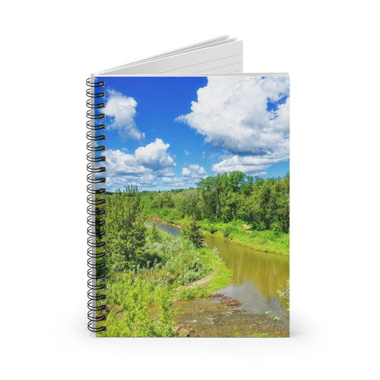 Ruled Line Spiral Notebook - Fish Creek Park Votier's Flats Lookout