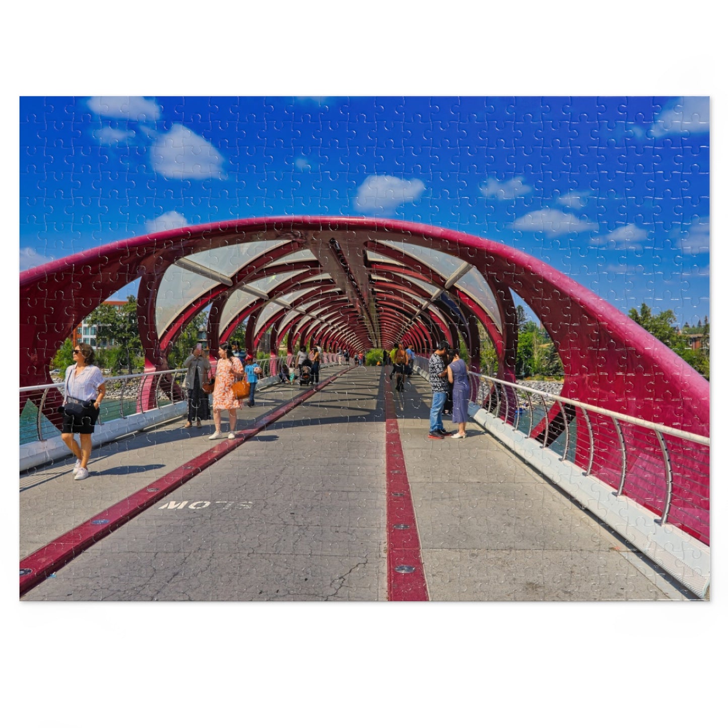 Jigsaw Puzzle - Calgary Peace Bridge