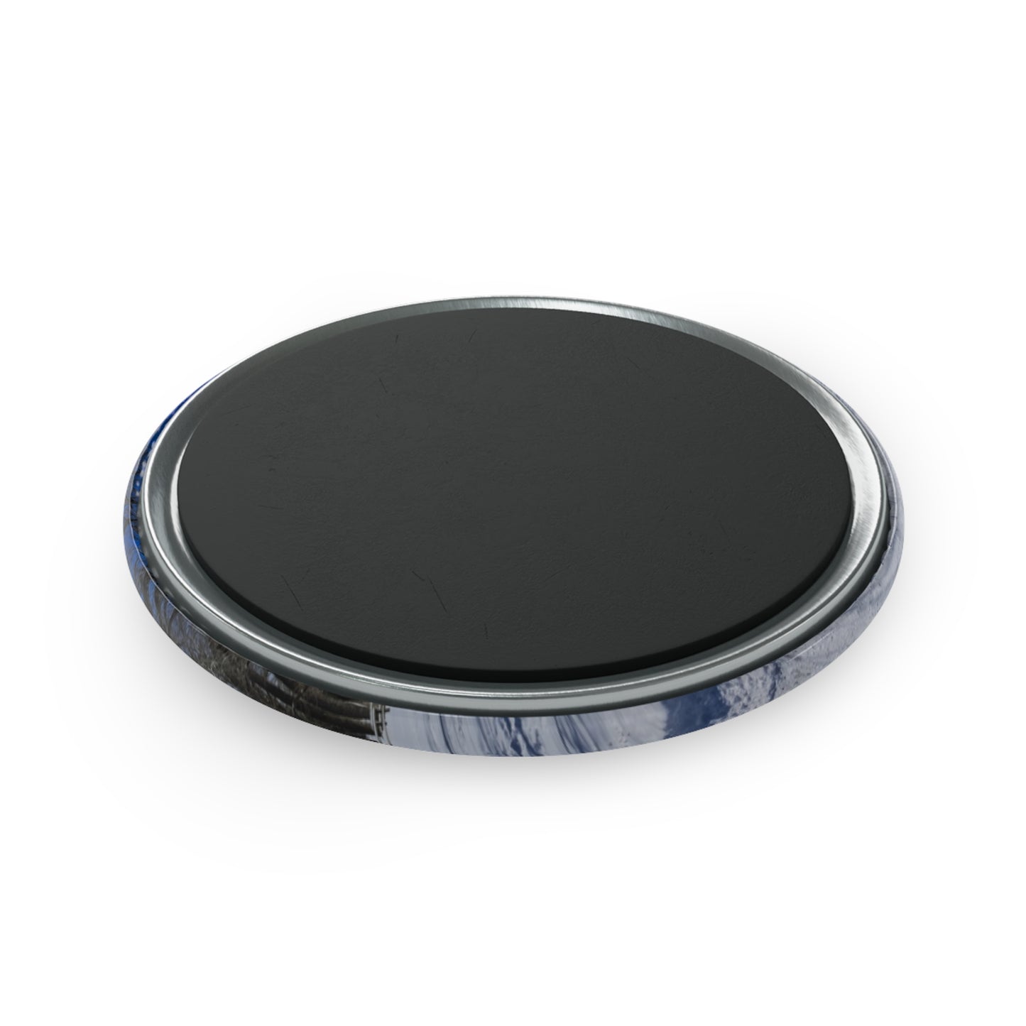 Button Magnet, Round (1 & 10 pcs) - Bowness Park Pathway Winter