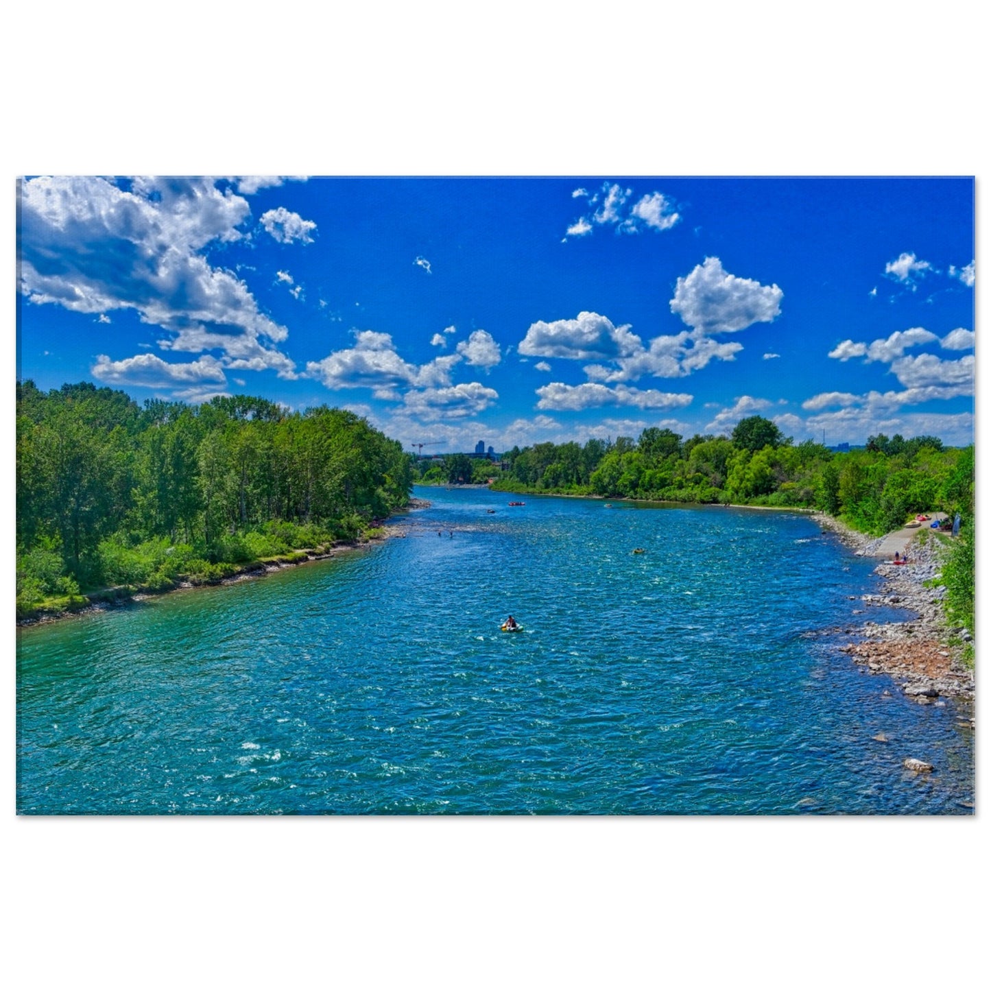 Canvas Print - Prince's Island Park Bow River HDR