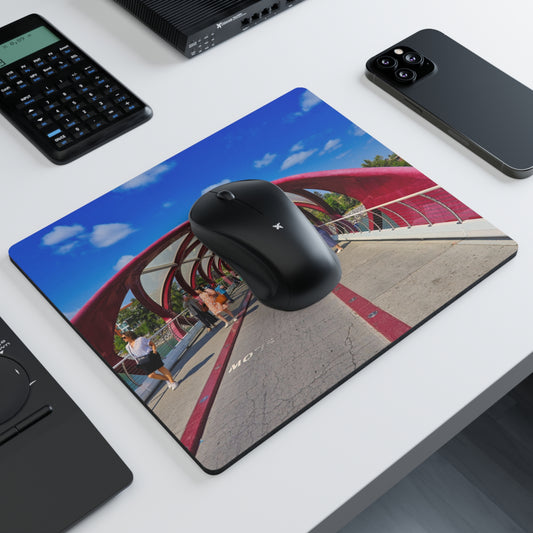 Rectangular Mousepad - Calgary Peace Bridge