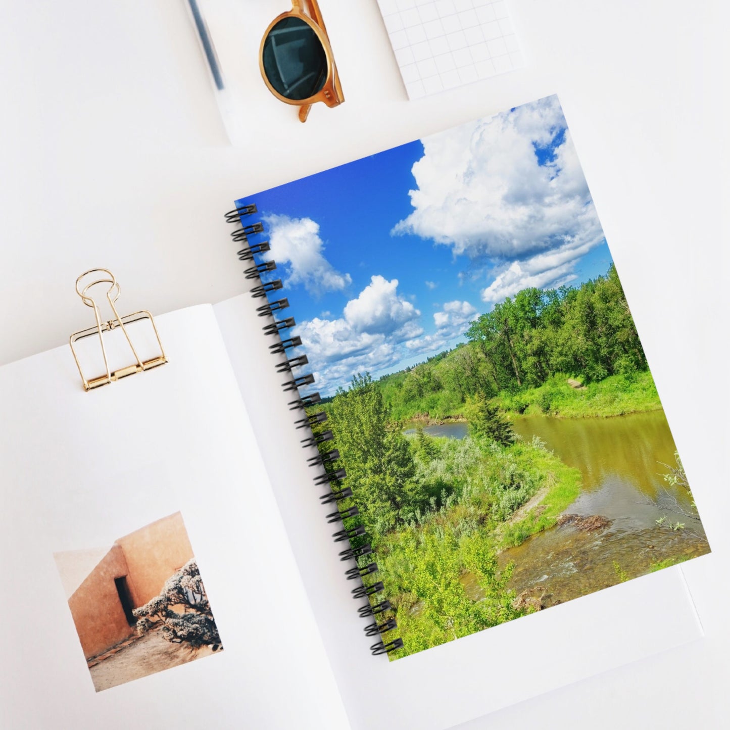 Ruled Line Spiral Notebook - Fish Creek Park Votier's Flats Lookout