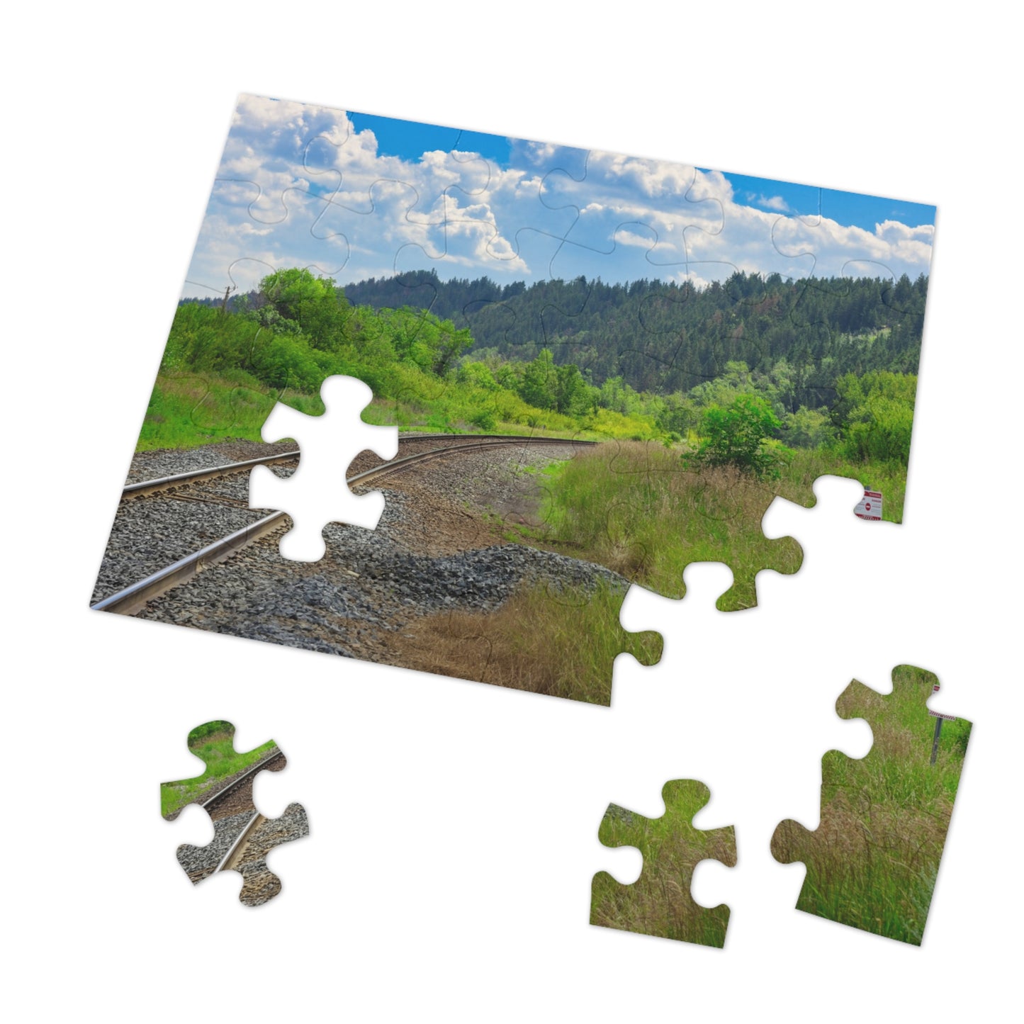 Jigsaw Puzzle - Edworthy Park CPKC Tracks