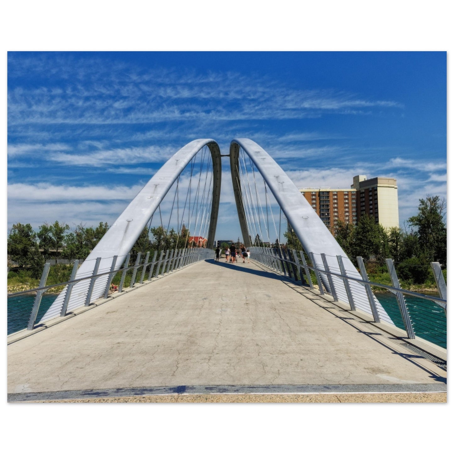 Premium Semi-Glossy Poster Print - George C. King Bridge