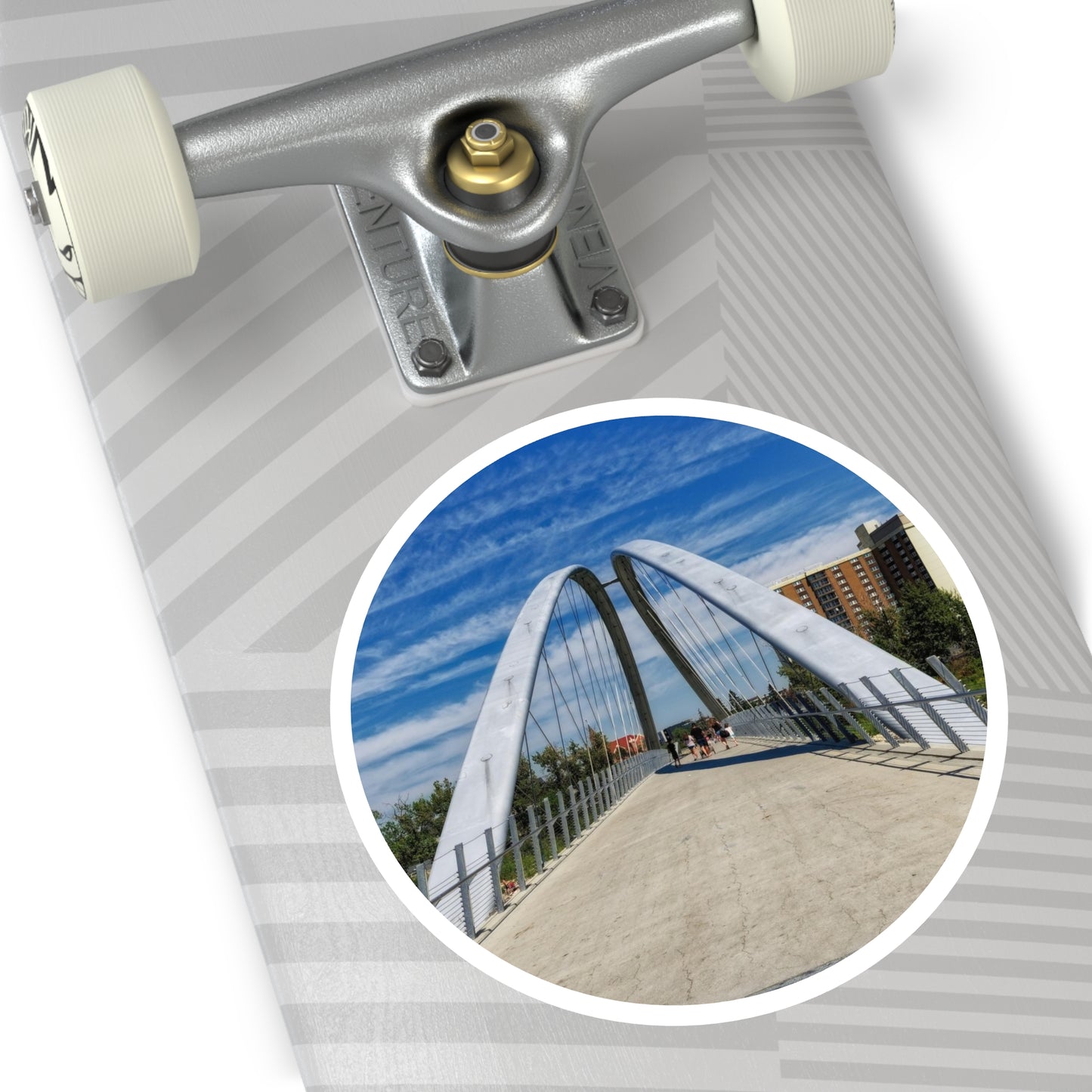 Round Stickers - George C. King Bridge