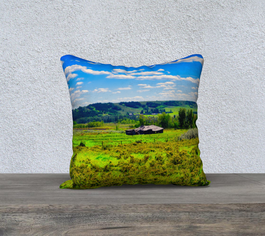 18x18 Pillow Case - Glenbow Ranch Provincial Park
