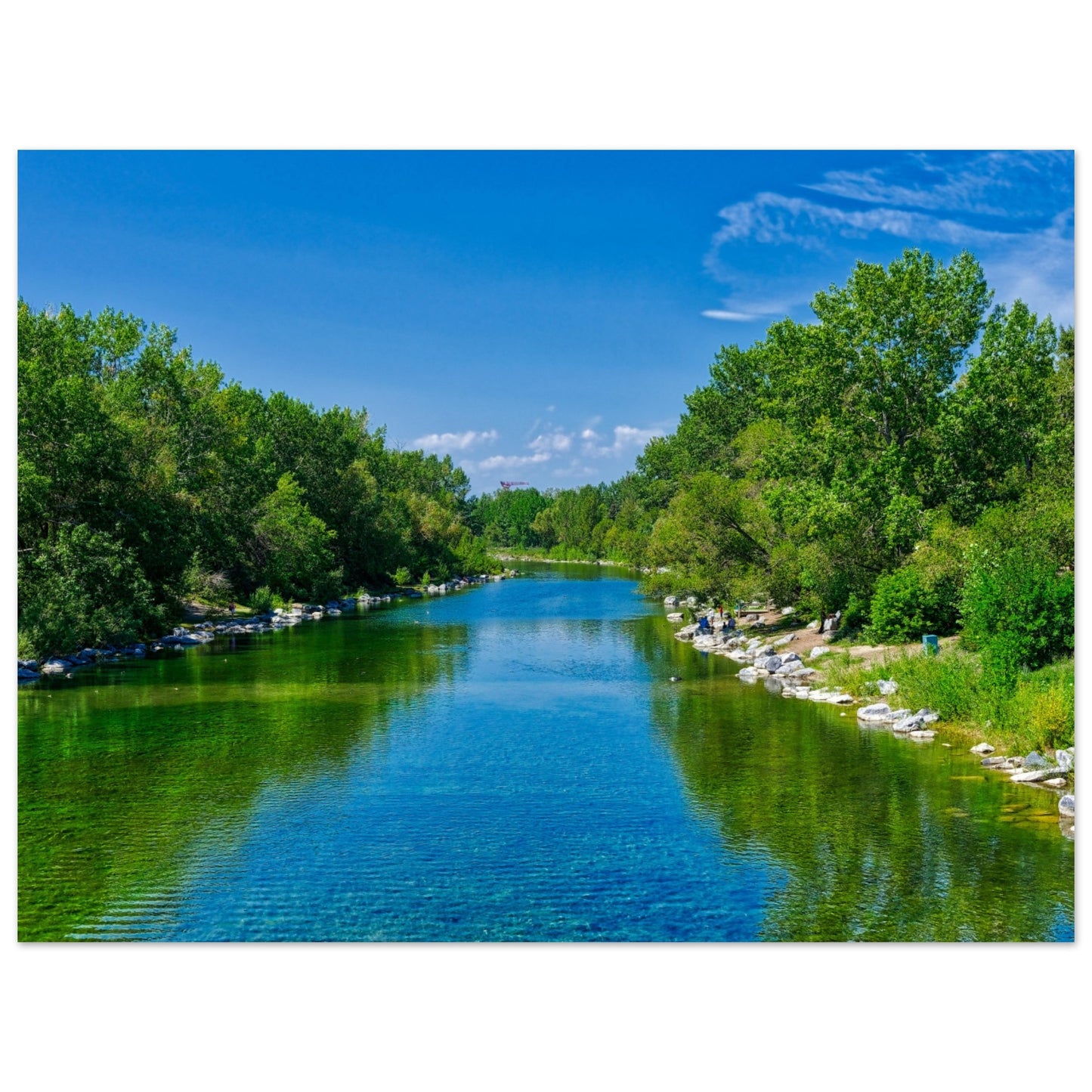 Foam Print - Bow River South Prince's Island Park HDR
