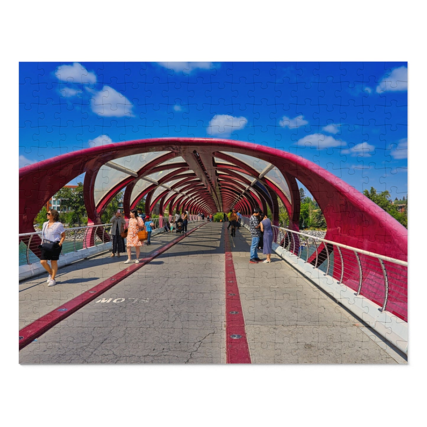 Jigsaw Puzzle - Calgary Peace Bridge