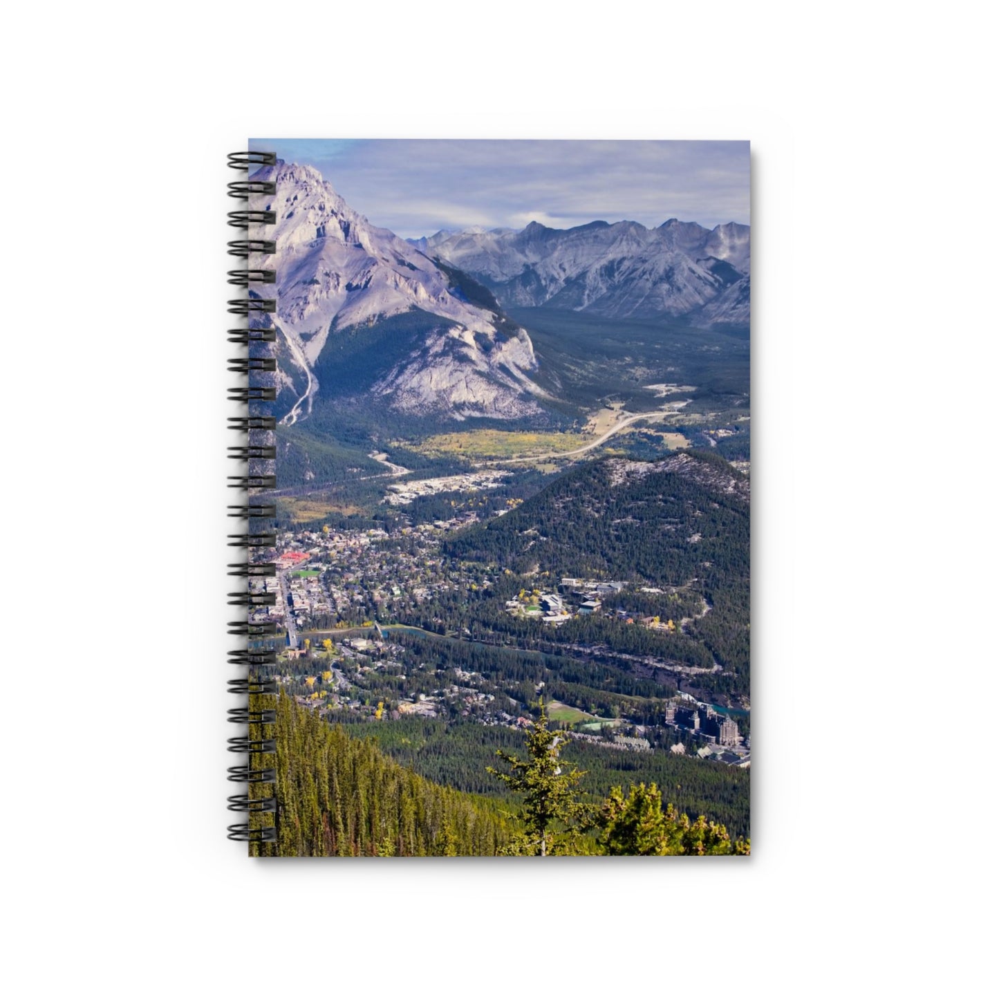 Ruled Line Spiral Notebook - Bow Valley Sulphur Mountain