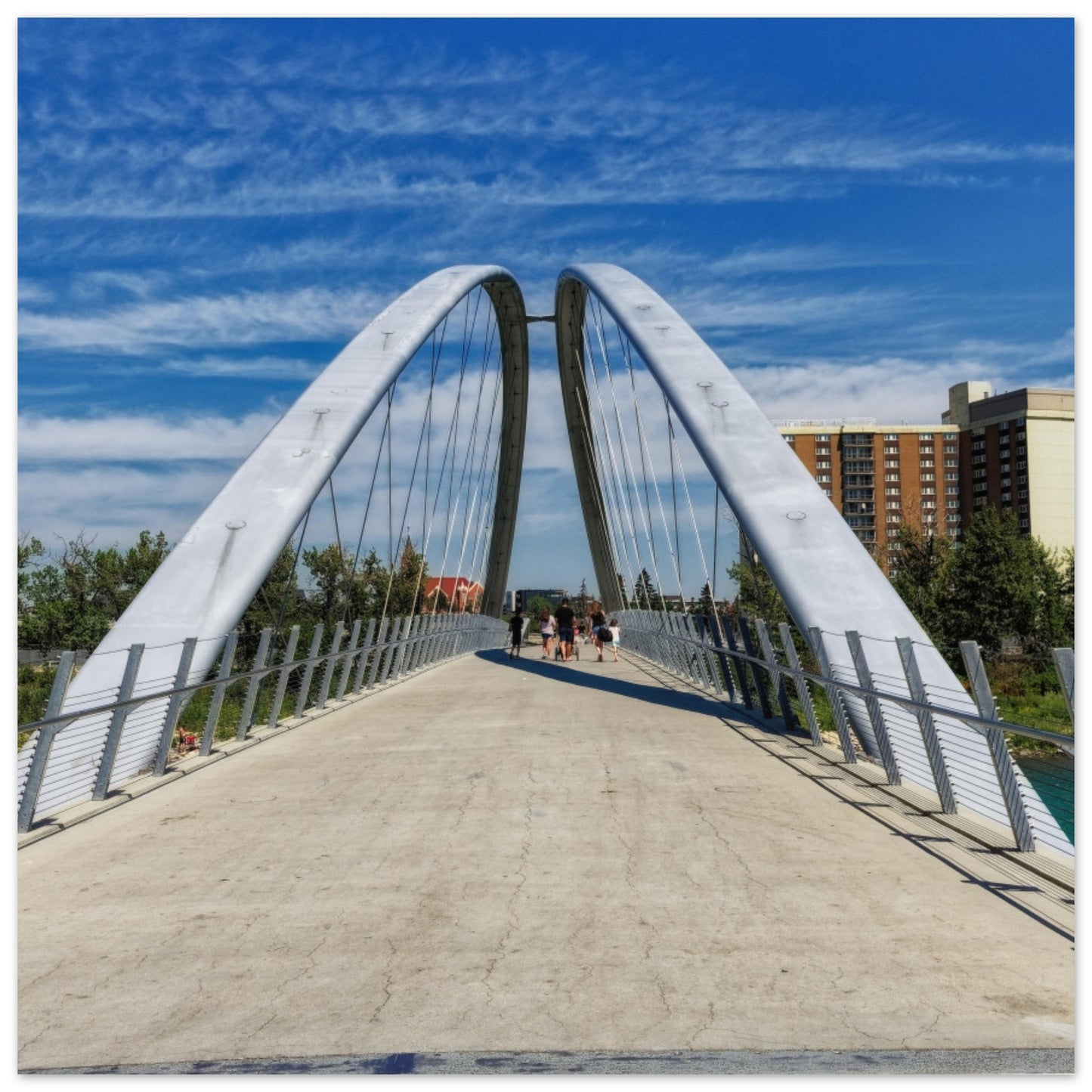Premium Semi-Glossy Poster Print - George C. King Bridge
