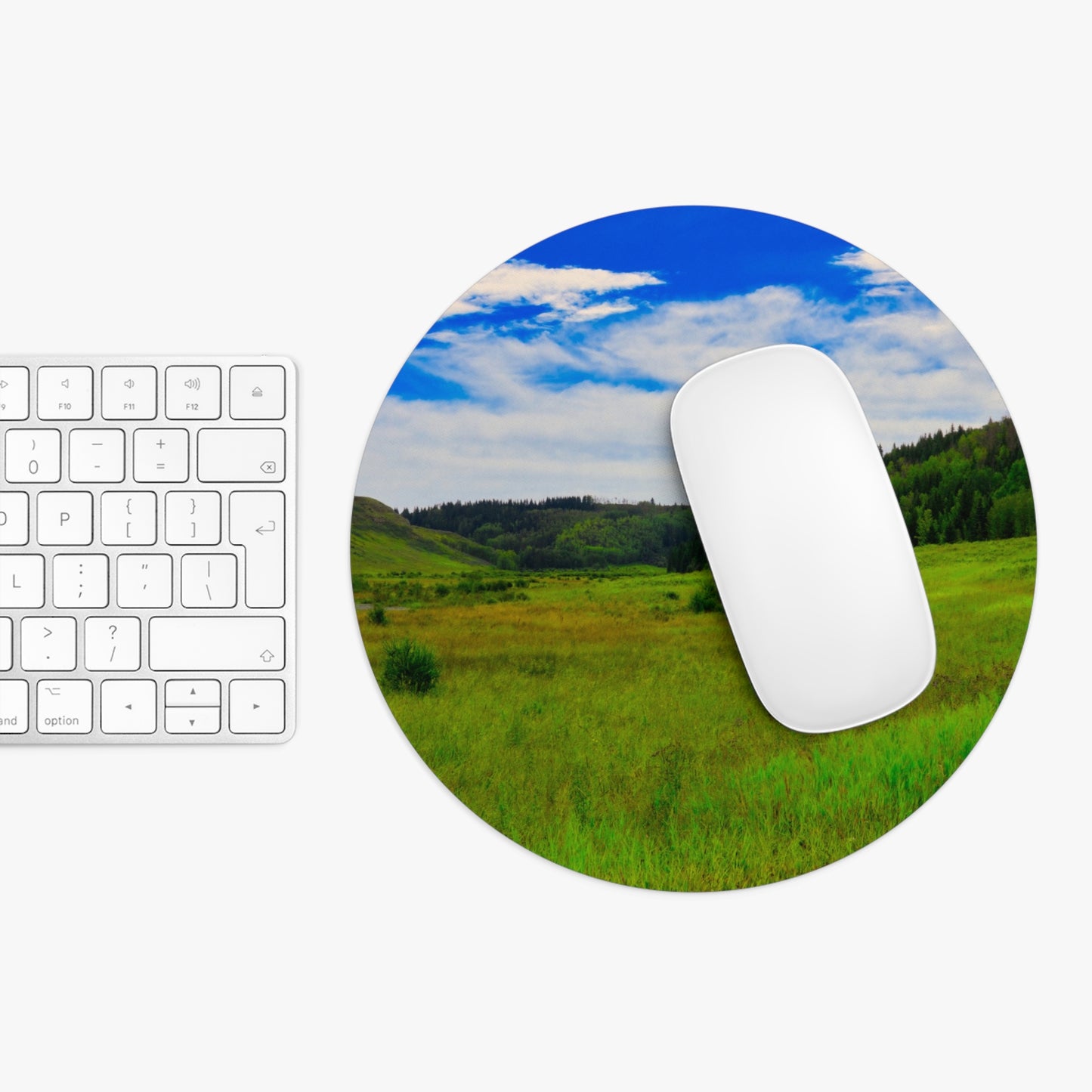 Round Mousepad - Big Hill Springs Park Entrance