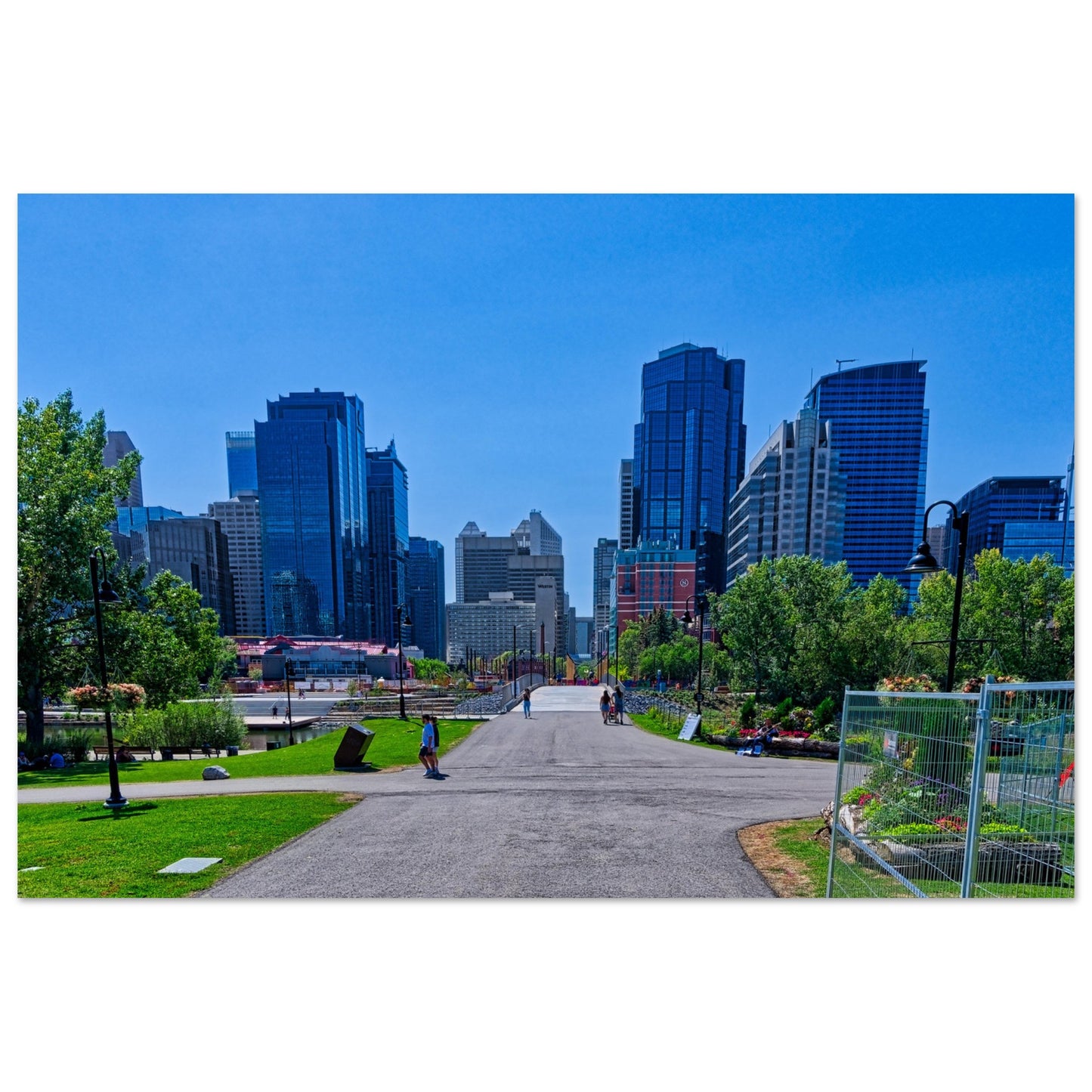 Foam Print - Downtown Calgary Prince's Island Park HDR