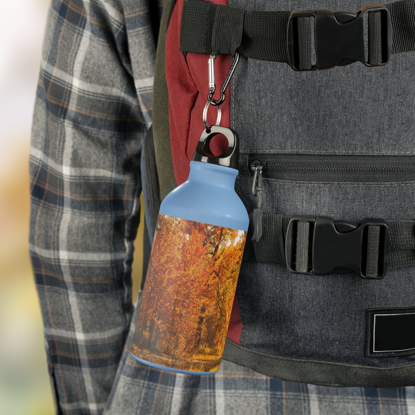 Oregon Sport Bottle - Sue Higgins Park Trees Fall Colours
